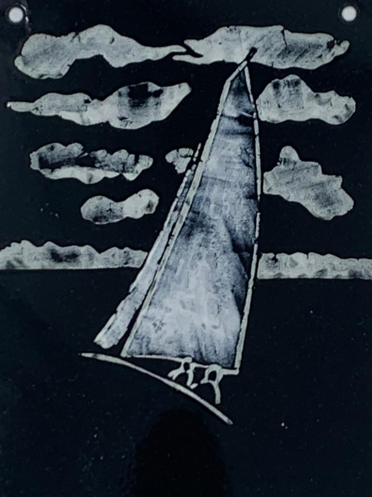 Przykładowa tabliczka emaliowana Antyc